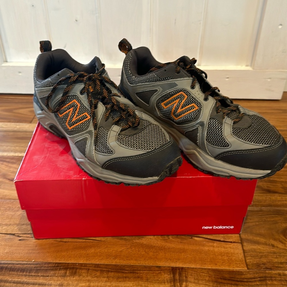 New balance. Mens size 10.5. Trail Running. All Terrain. Wide.